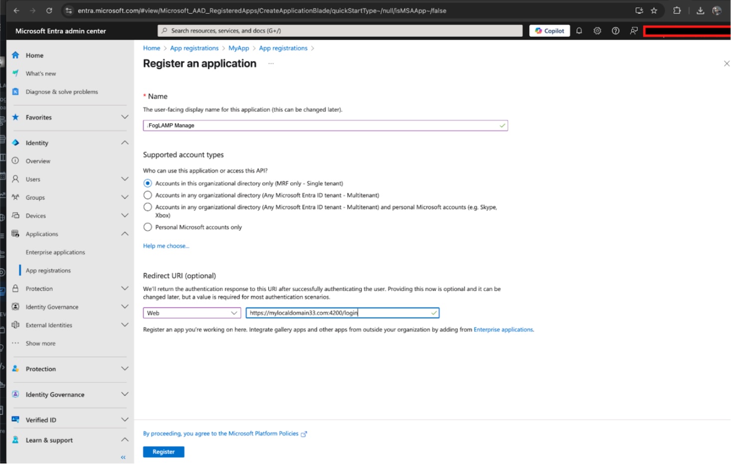 EntraRegisterApp